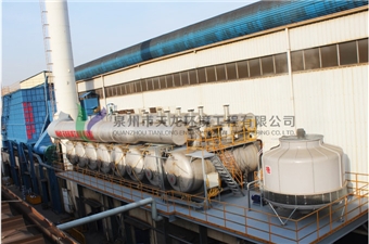 Painting exhaust gas recovery device of a company in Ningbo