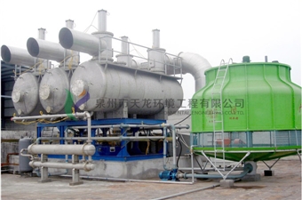 Gasoline recovery device of a viscose products company in Zhongshan City