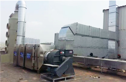 Rubber Waste Gas Treatment System of Jiangyongfeng Rubber and Plastic Manufacturing Company