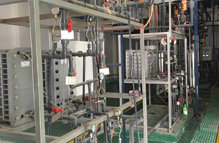 Chemical water treatment system of a waste-to-energy plant