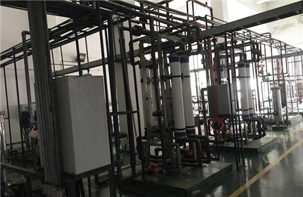 Chemical water treatment system of a waste-to-energy plant