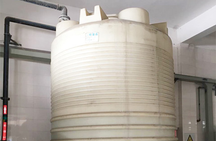 A waste-to-energy plant water purification system